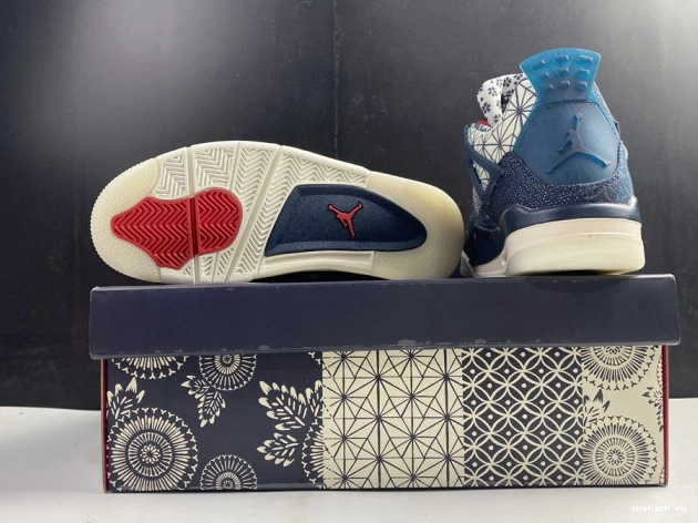 Rep Onekick SE CW0898-400 Sashiko Jordan Retro 4 Air 0711
